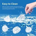 Electric Baby Nasal Aspirator, Rechargeable Nose Sucker for Baby, Adjustable 3 Levels Suction, Booger Sucker for Baby with 8 Light Modes & Adjustable Volume Nursery Rhymes - Image 6
